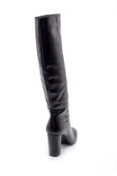 Women's Leather Heeled Boots | Derimod Women's Leather Heeled Boots | Derimod