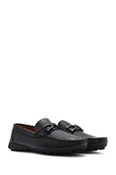 Erkek Siyah Tokalı Deri Loafer | Derimod Erkek Siyah Tokalı Deri Loafer | Derimod