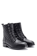 Women's Studded Detailed Leather Boots | Derimod Women's Studded Detailed Leather Boots | Derimod