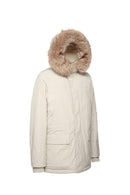Geox Men's Beige Norwolk Fur Detailed Coat | Derimod Geox Men's Beige Norwolk Fur Detailed Coat | Derimod