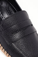 Kadın Siyah Deri Comfort Loafer | Derimod Kadın Siyah Deri Comfort Loafer | Derimod