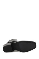 Kadın Siyah Toka Detaylı Deri Kovboy Bot | Derimod Kadın Siyah Toka Detaylı Deri Kovboy Bot | Derimod