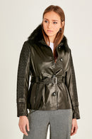 Gina Kadın Deri Ceket | Derimod Gina Kadın Deri Ceket | Derimod