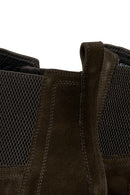 Geox Men's Brown Spherica Ec1 Suede Leather Chelsea Boots | Derimod Geox Men's Brown Spherica Ec1 Suede Leather Chelsea Boots | Derimod