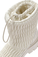 Women's Cream Thick Soled Fabric Boots | Derimod Women's Cream Thick Soled Fabric Boots | Derimod