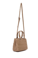 Kadın Camel Uzun Askılı Kapitone Kol Çantası | Derimod Kadın Camel Uzun Askılı Kapitone Kol Çantası | Derimod