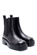 Women's Leather Thick Soled Chelsea Boots | Derimod Women's Leather Thick Soled Chelsea Boots | Derimod