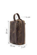 Men's Mink Leather Handbag | Derimod Men's Mink Leather Handbag | Derimod