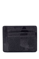 Men's Black Leather Card Holder | Derimod Men's Black Leather Card Holder | Derimod