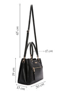 Women's Black Long Strap Shoulder Bag | Derimod Women's Black Long Strap Shoulder Bag | Derimod