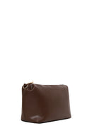 Woman Brown Accessory-Detail Printed Shoulder Bag | Derimod Woman Brown Accessory-Detail Printed Shoulder Bag | Derimod