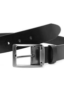 Men's Black Leather Belt | Derimod Men's Black Leather Belt | Derimod