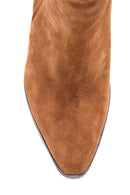 Women's Heeled Suede Leather Boots | Derimod Women's Heeled Suede Leather Boots | Derimod