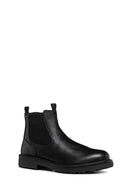 Geox Men's Black Lagorai + Grip Abx Zippered Waterproof Leather Casual Boots | Derimod Geox Men's Black Lagorai + Grip Abx Zippered Waterproof Leather Casual Boots | Derimod