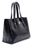Women's Crocodile Patterned Shoulder Bag | Derimod Women's Crocodile Patterned Shoulder Bag | Derimod