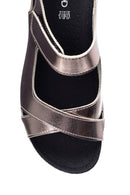 Women's Gold Comfort Sandals | Derimod Women's Gold Comfort Sandals | Derimod