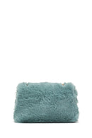 Women's Green Plush Crossbody Bag | Derimod Women's Green Plush Crossbody Bag | Derimod