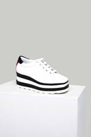 High-Sole Women's Leather Sports Shoes | Derimod High-Sole Women's Leather Sports Shoes | Derimod