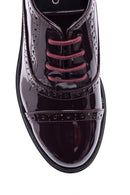 Kadın Bağcıklı Klasik Rugan Ayakkabı | Derimod Kadın Bağcıklı Klasik Rugan Ayakkabı | Derimod