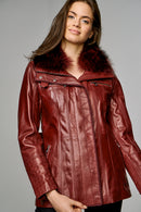 Emily Kadın Deri Ceket | Derimod Emily Kadın Deri Ceket | Derimod