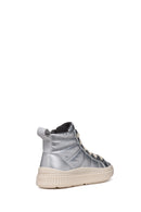 Geox Kız Çocuk Gri Laquinny Bağcıklı Kumaş Bilekli Sneaker | Derimod Geox Kız Çocuk Gri Laquinny Bağcıklı Kumaş Bilekli Sneaker | Derimod