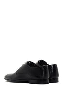 Derimod Black Men's Black Leather Classic Shoes | Derimod Derimod Black Men's Black Leather Classic Shoes | Derimod