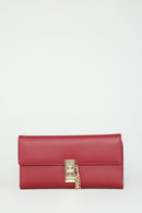 Kadın Bordo Suni Deri Cüzdan | Derimod Kadın Bordo Suni Deri Cüzdan | Derimod