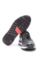 Erkek Kroko Detaylı Deri Sneaker | Derimod Erkek Kroko Detaylı Deri Sneaker | Derimod