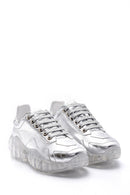 Kadın Şeffaf Tabanlı Deri Sneaker | Derimod Kadın Şeffaf Tabanlı Deri Sneaker | Derimod