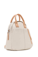 Women's Cream Long Strap Backpack | Derimod Women's Cream Long Strap Backpack | Derimod