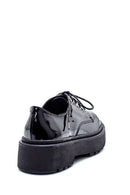 Women's Leather Patent Leather Thick Soled Shoes | Derimod Women's Leather Patent Leather Thick Soled Shoes | Derimod