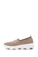 Derimod Zero Kadın Bej Kumaş Casual Sneaker | Derimod Derimod Zero Kadın Bej Kumaş Casual Sneaker | Derimod