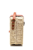 Women's Straw Crossbody Bag | Derimod Women's Straw Crossbody Bag | Derimod