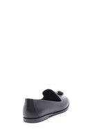 Kadın Tüy Detaylı Deri Loafer | Derimod Kadın Tüy Detaylı Deri Loafer | Derimod