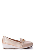 Kadın Dolgu Topuklu Tokalı Ayakkabı | Derimod Kadın Dolgu Topuklu Tokalı Ayakkabı | Derimod