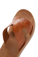 Women's Tan Casual Slippers | Derimod Women's Tan Casual Slippers | Derimod