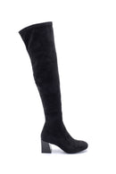 Women's Suede Heeled Boots | Derimod Women's Suede Heeled Boots | Derimod