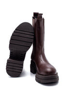Women's Leather Long Chelsea Boots | Derimod Women's Leather Long Chelsea Boots | Derimod