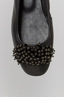 Boncuk Detaylı Kadın Deri Babet | Derimod Boncuk Detaylı Kadın Deri Babet | Derimod