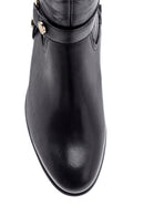 Women's Accessory Detailed Leather Boots | Derimod Women's Accessory Detailed Leather Boots | Derimod