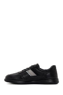 Men's Black Lace-up Leather Sneaker | Derimod Men's Black Lace-up Leather Sneaker | Derimod