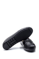 Women's Leather Crocodile Loafer | Derimod Women's Leather Crocodile Loafer | Derimod
