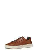 Geox Men's Tan Zackerty Lace-Up Leather Casual Shoes | Derimod Geox Men's Tan Zackerty Lace-Up Leather Casual Shoes | Derimod