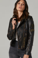 Icon Kadın Deri Ceket | Derimod Icon Kadın Deri Ceket | Derimod