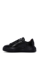 Men's Black Leather Sneaker | Derimod Men's Black Leather Sneaker | Derimod