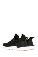 Derimod Zero Men's Black Lace-Up Thick Soled Fabric Sneaker | Derimod Derimod Zero Men's Black Lace-Up Thick Soled Fabric Sneaker | Derimod