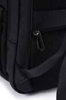 D-Pack Unisex Black Technological Fabric Hardcase Backpack | Derimod D-Pack Unisex Black Technological Fabric Hardcase Backpack | Derimod