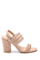 Women's Braided Heeled Sandals | Derimod Women's Braided Heeled Sandals | Derimod