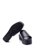 Women's Wedge Heeled Slippers | Derimod Women's Wedge Heeled Slippers | Derimod