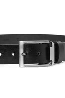 Men's Black Leather Belt | Derimod Men's Black Leather Belt | Derimod